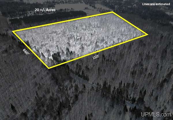 20 Acres of Recreational Land for Sale in Rock, Michigan