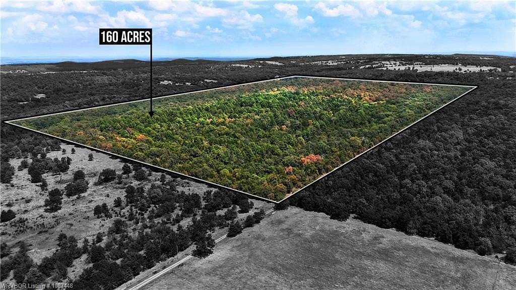 160 Acres of Recreational Land for Sale in Bokoshe, Oklahoma