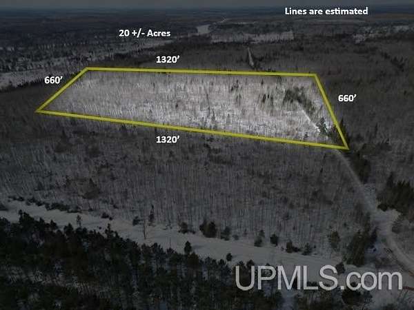 20 Acres of Recreational Land for Sale in Rock, Michigan