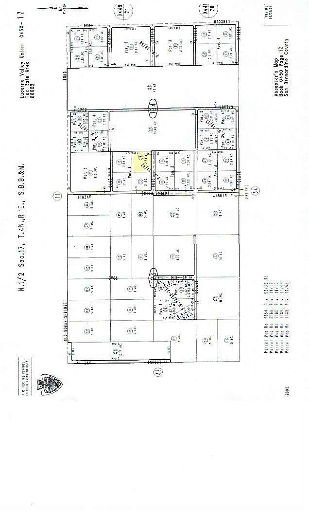 2.3 Acres of Residential Land for Sale in Lucerne Valley, California