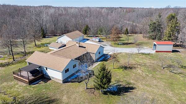50 Acres of Land with Home for Sale in Rock Creek, Ohio
