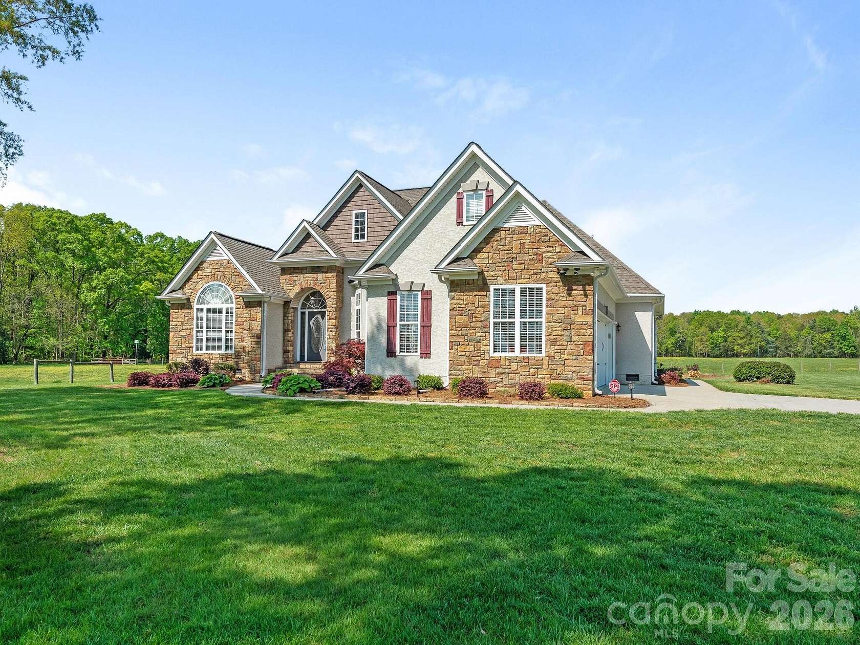 40.5 Acres of Land with Home for Sale in Midland, North Carolina