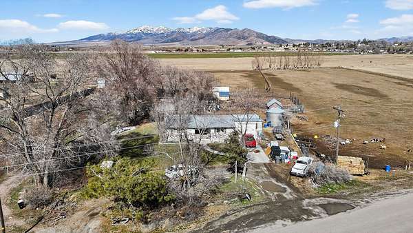 8.6 Acres of Land with Home for Sale in Malad City, Idaho