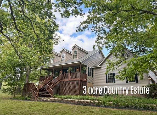 3 Acres of Land with Home for Sale in Tontitown, Arkansas