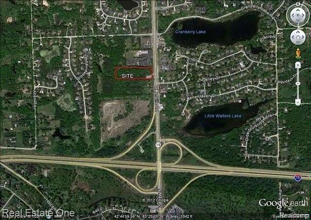 3.34 Acres of Commercial Land for Sale in Clarkston, Michigan