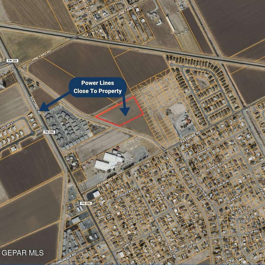 4.34 Acres of Land for Sale in Socorro, Texas