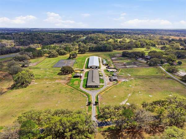 50.2 Acres of Agricultural Land with Home for Sale in Ocala, Florida