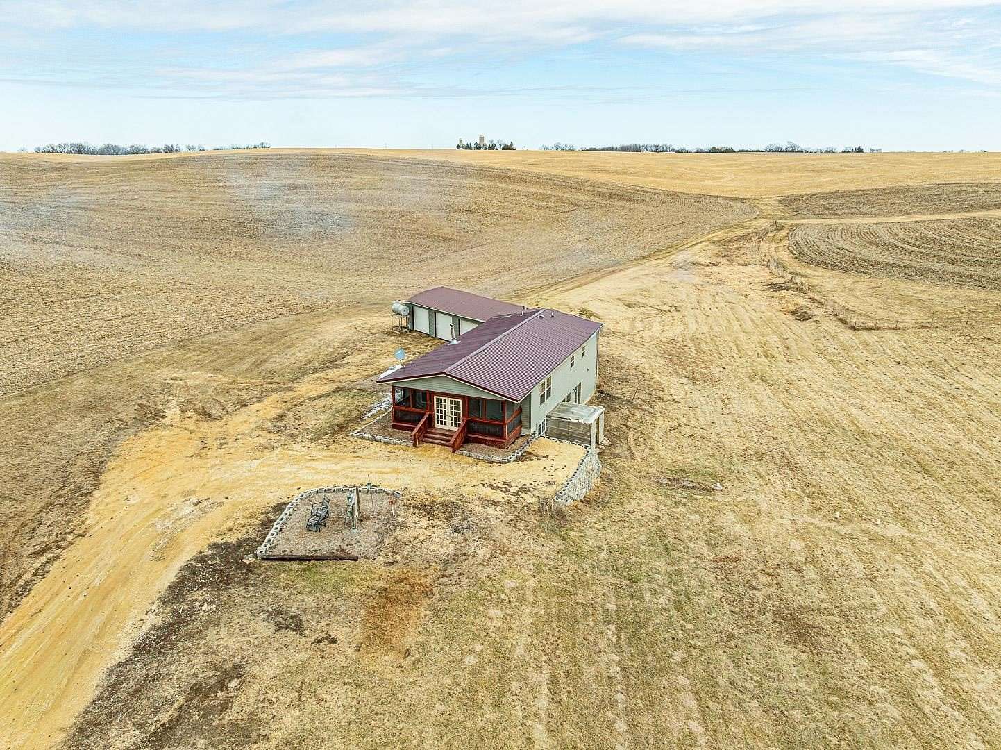 5 Acres of Land with Home for Sale in Mineral Point, Wisconsin