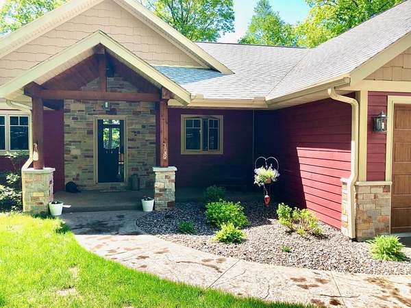 1.8 Acres of Land with Home for Sale in Hazelhurst, Wisconsin