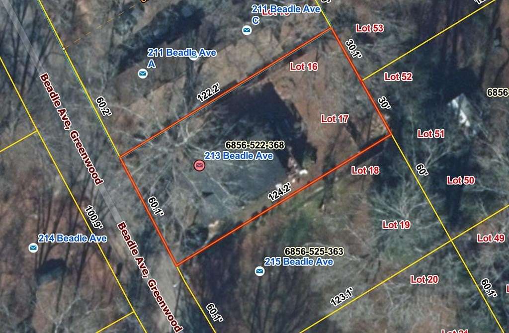 0.17 Acres of Residential Land for Sale in Greenwood, South Carolina