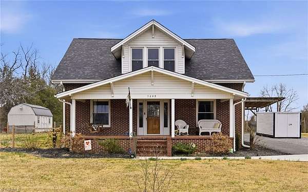 2.35 Acres of Land with Home for Sale in East Bend, North Carolina