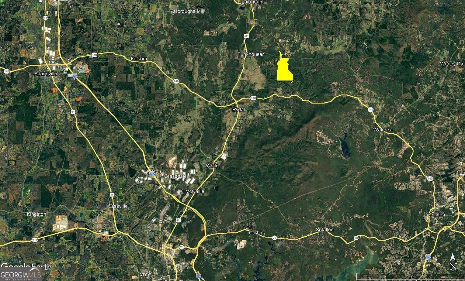 757 Acres of Recreational Land for Sale in Rydal, Georgia