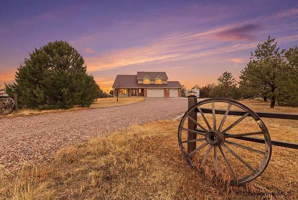 5 Acres of Land with Home for Sale in Cheyenne, Wyoming