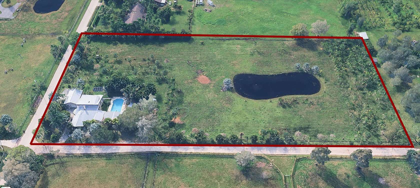 4.8 Acres of Land with Home for Sale in Palm City, Florida