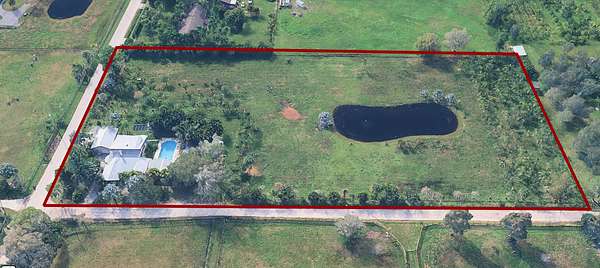 4.8 Acres of Land with Home for Sale in Palm City, Florida