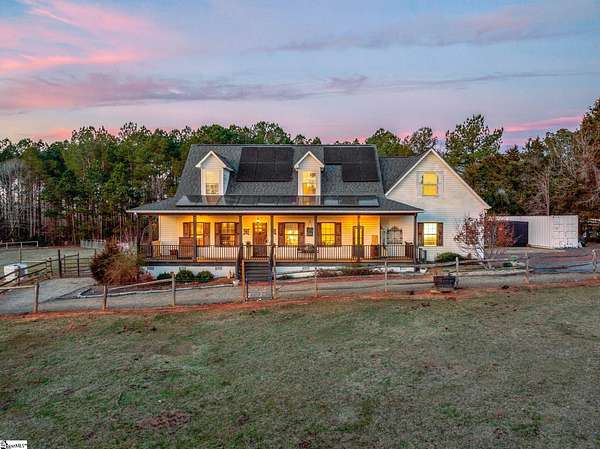 9.73 Acres of Land with Home for Sale in Roebuck, South Carolina