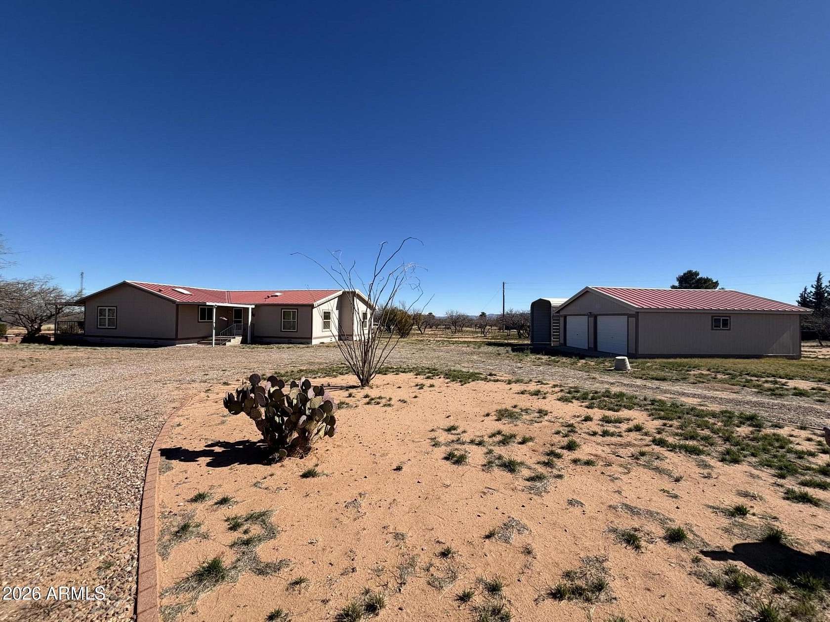 4.24 Acres of Land with Home for Sale in Hereford, Arizona