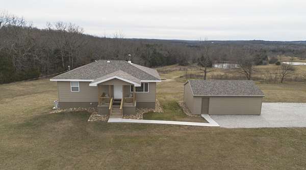 10 Acres of Recreational Land with Home for Sale in Elkland, Missouri