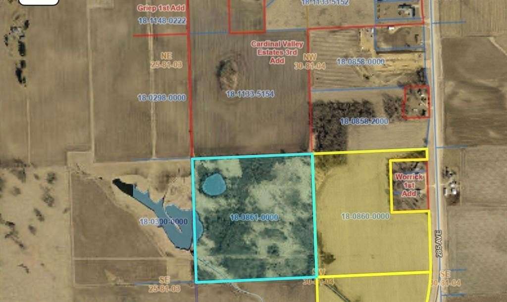 40 Acres of Recreational Land for Sale in DeWitt, Iowa