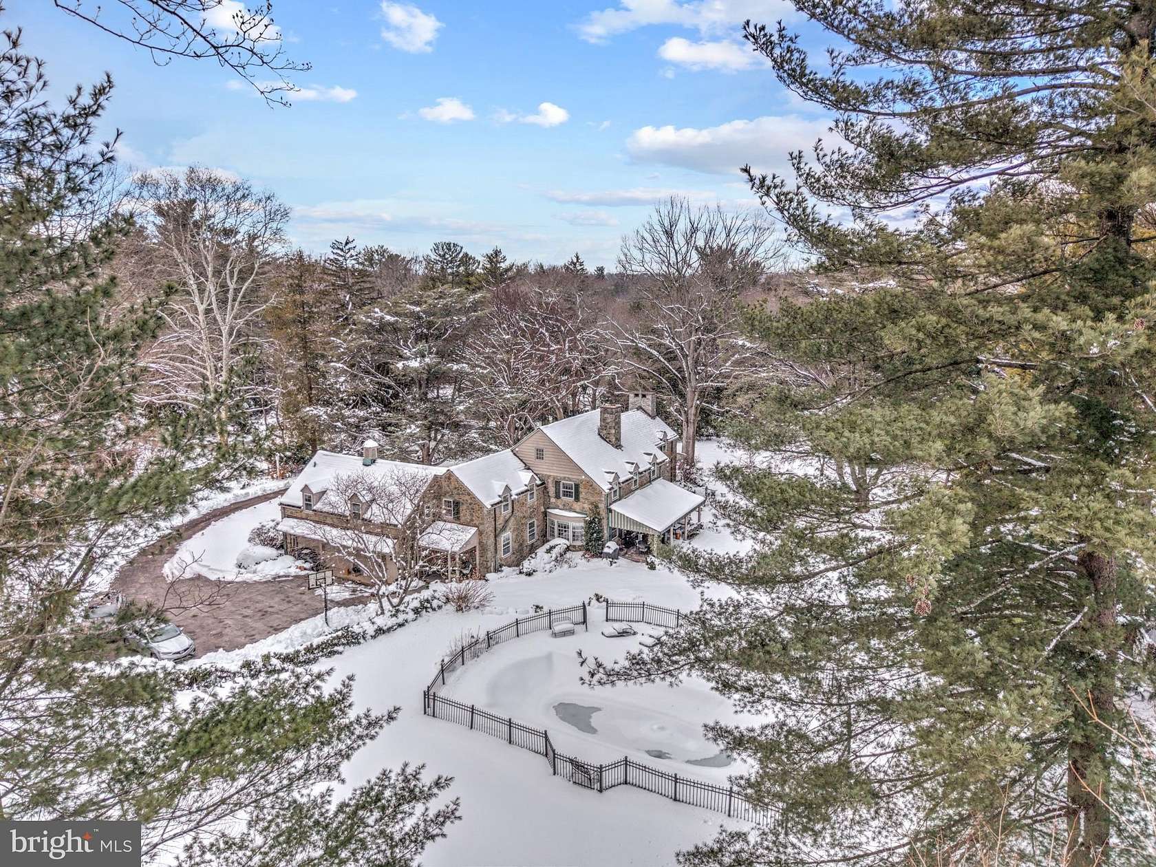 2 Acres of Land with Home for Sale in Bryn Mawr, Pennsylvania