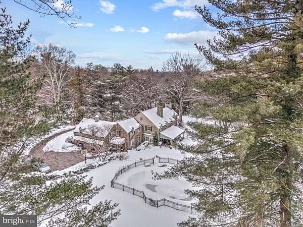 2 Acres of Land with Home for Sale in Bryn Mawr, Pennsylvania