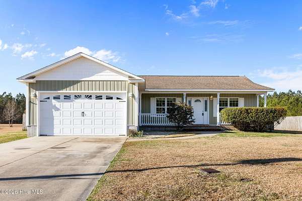 2.32 Acres of Land with Home for Sale in Maysville, North Carolina