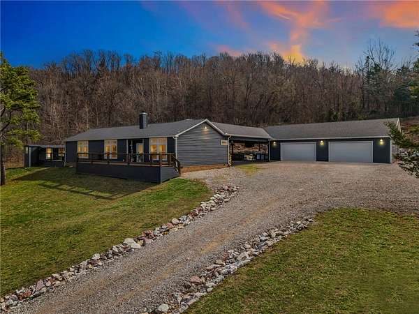 27 Acres of Land with Home for Sale in Huntsville, Arkansas