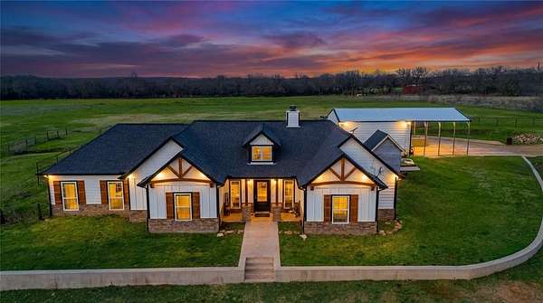 10 Acres of Land with Home for Sale in Chico, Texas