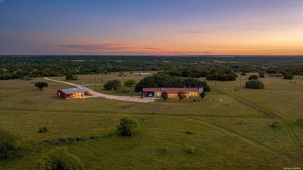 92.8 Acres of Land with Home for Sale in Hico, Texas