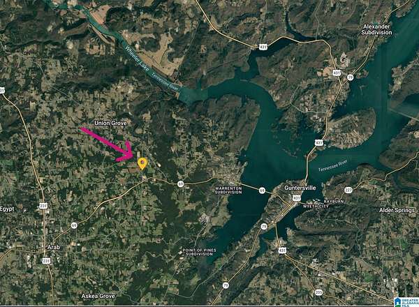 1 Acre of Residential Land for Sale in Guntersville, Alabama