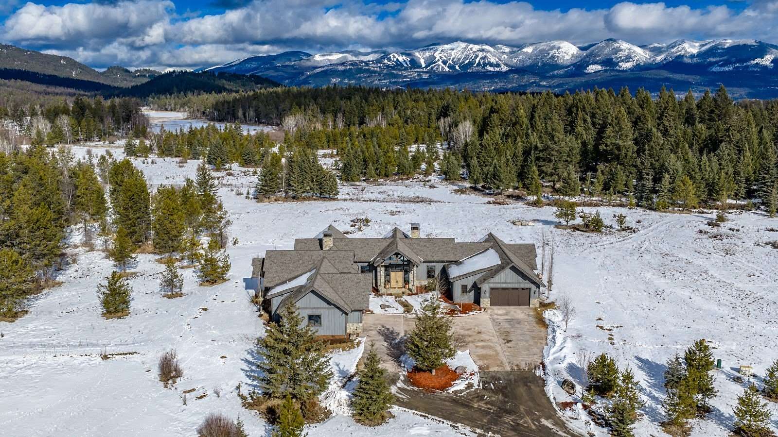 40 Acres of Recreational Land with Home for Sale in Whitefish, Montana