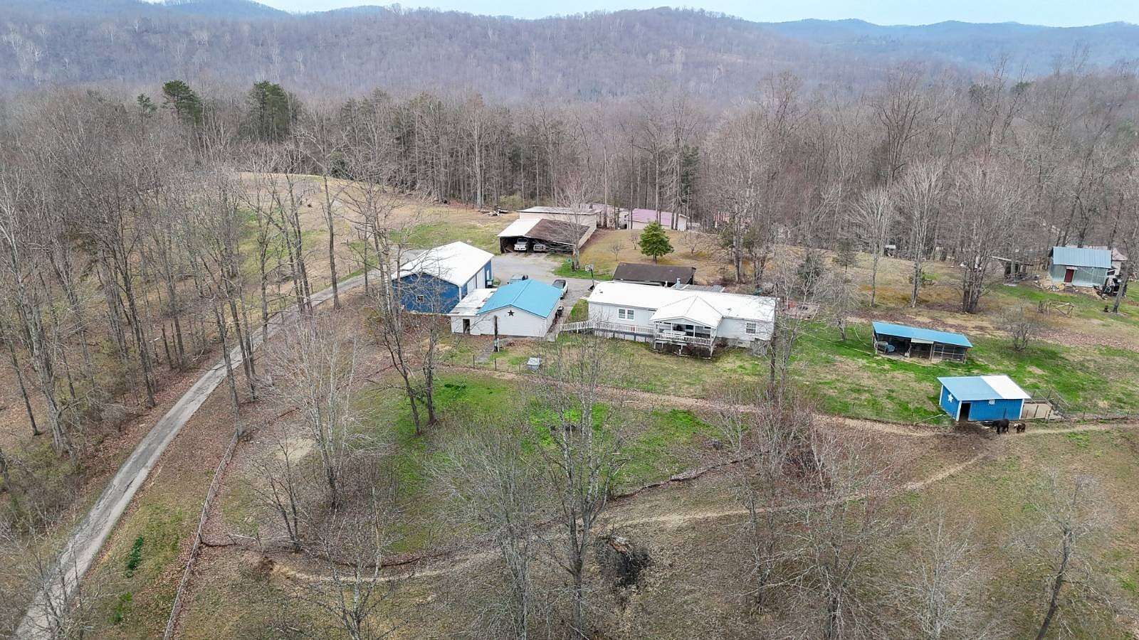 5.73 Acres of Land with Home for Sale in Napier, West Virginia