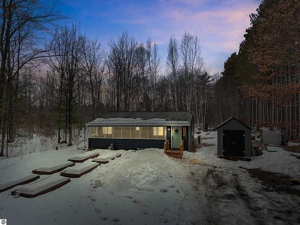 20 Acres of Recreational Land with Home for Sale in Cadillac, Michigan