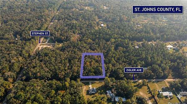 1.13 Acres of Residential Land for Sale in Hastings, Florida