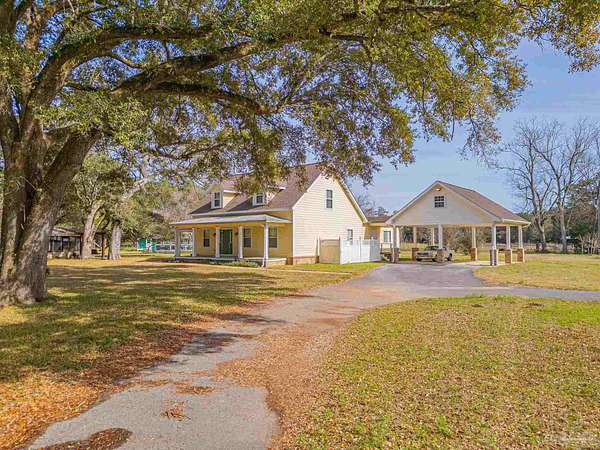 9 Acres of Land with Home for Sale in Pensacola, Florida