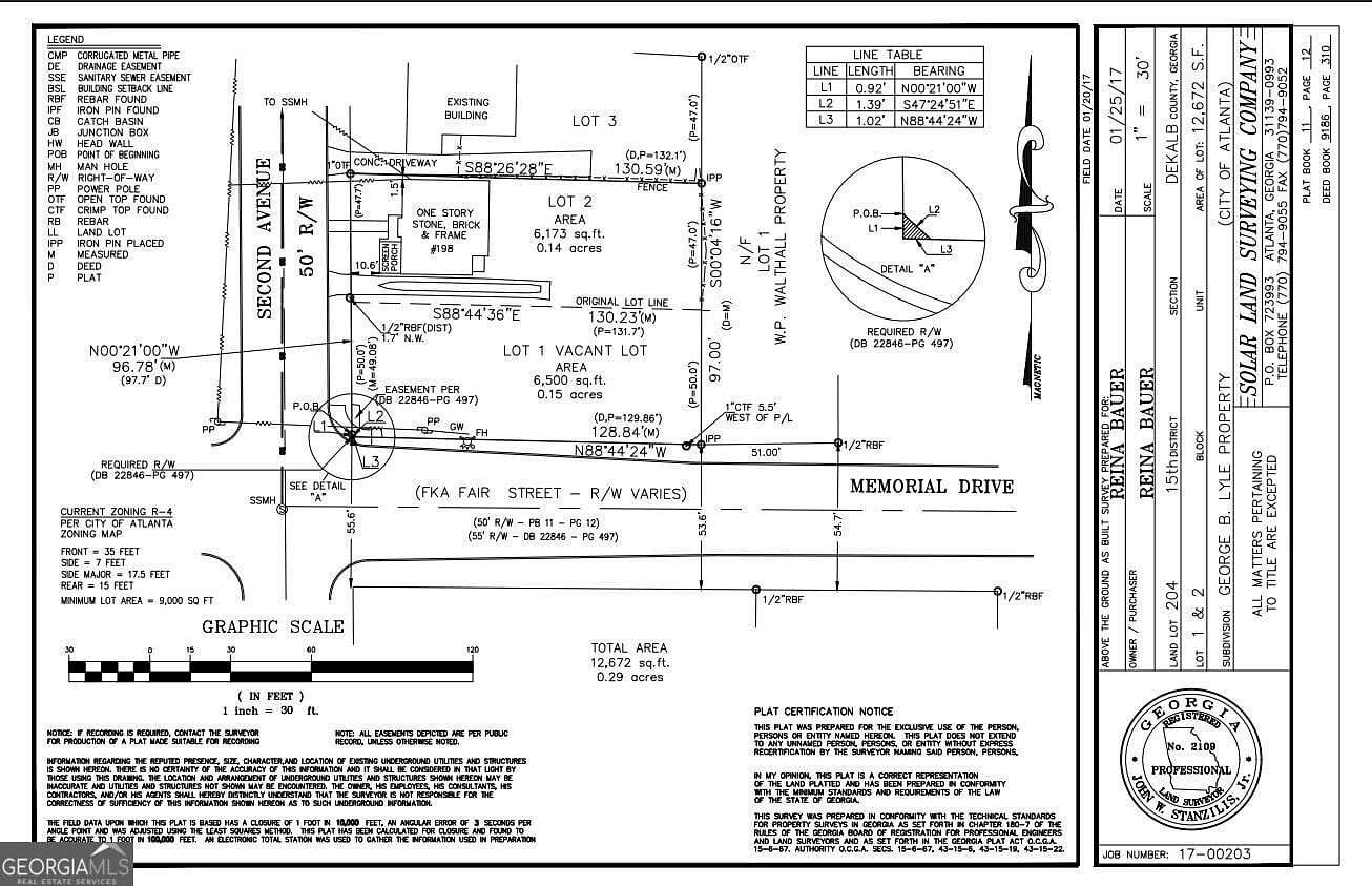 0.15 Acres of Land for Sale in Decatur, Georgia