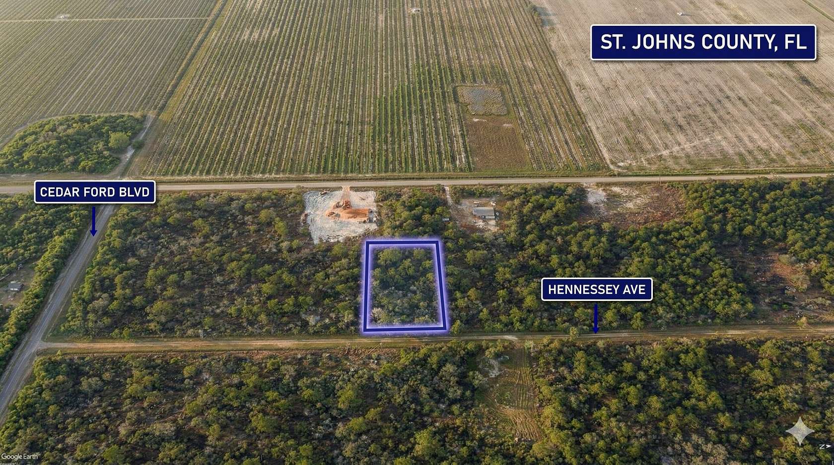 1.14 Acres of Residential Land for Sale in Hastings, Florida