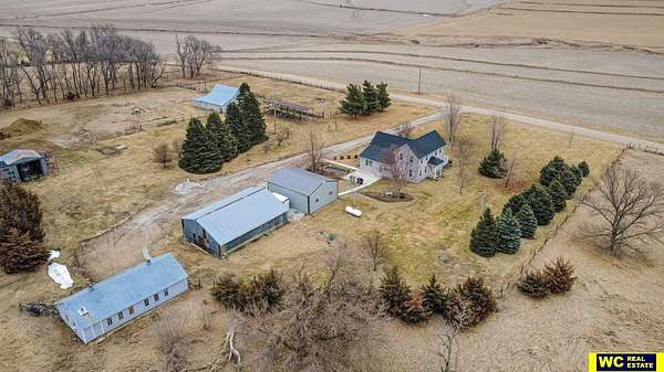 12.8 Acres of Land with Home for Sale in Nickerson, Nebraska