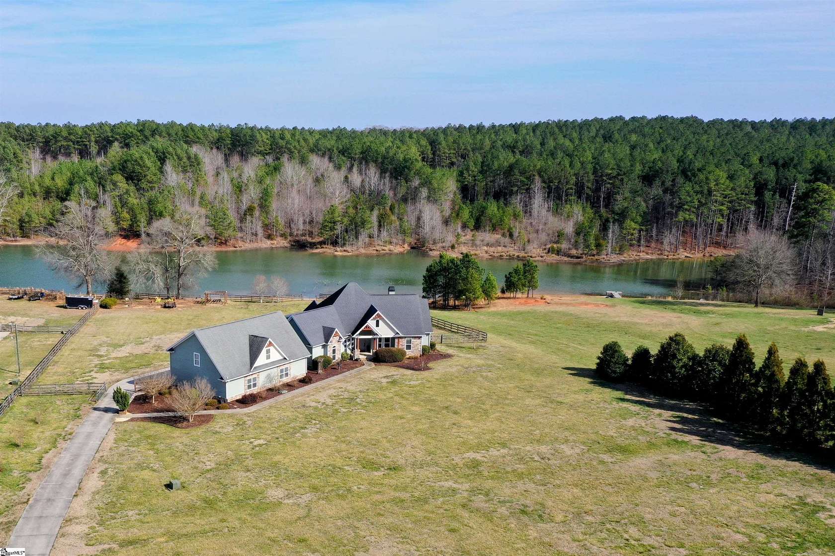 4.17 Acres of Land with Home for Sale in Gray Court, South Carolina