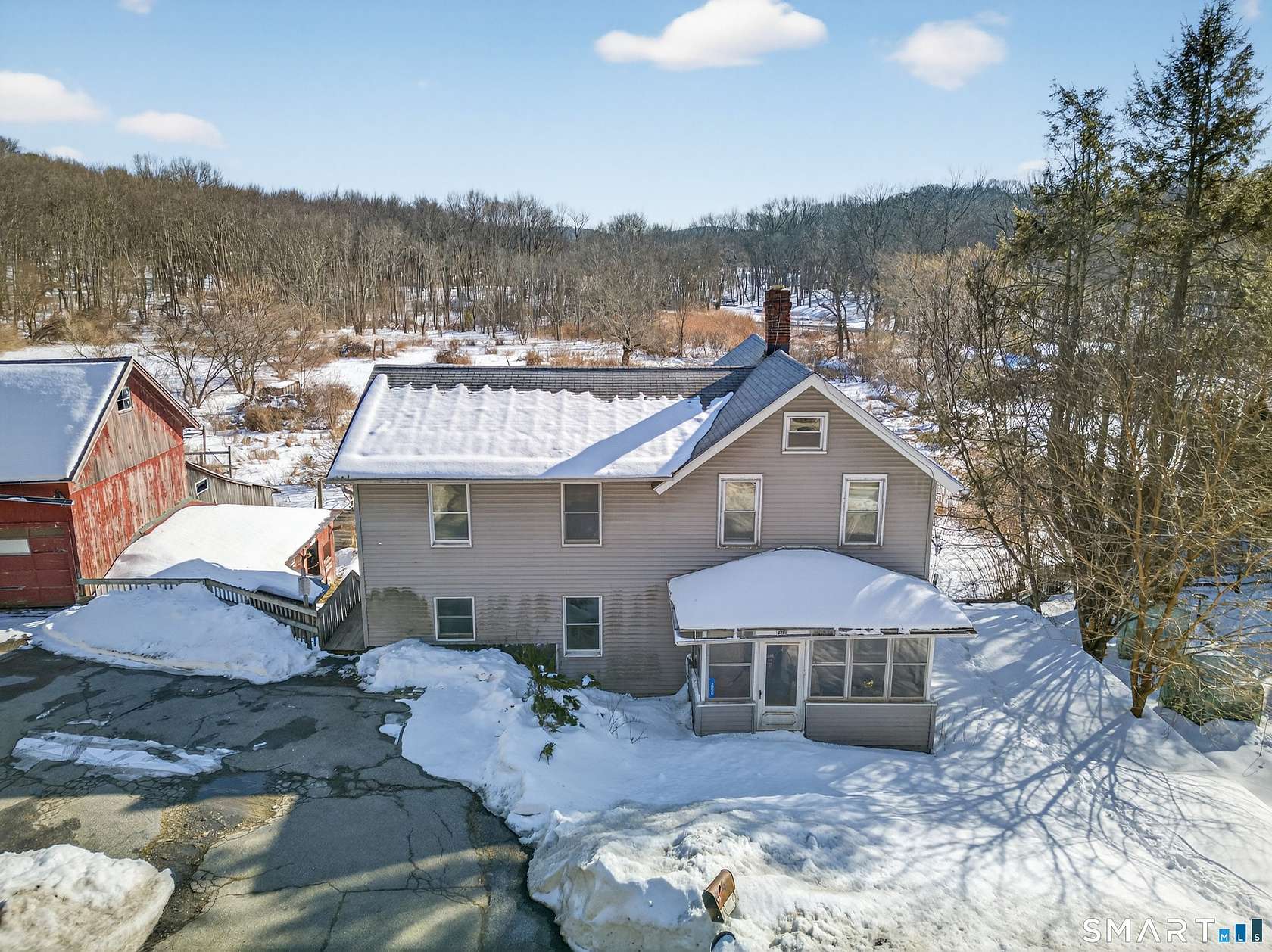 4 Acres of Land with Home for Sale in Watertown, Connecticut