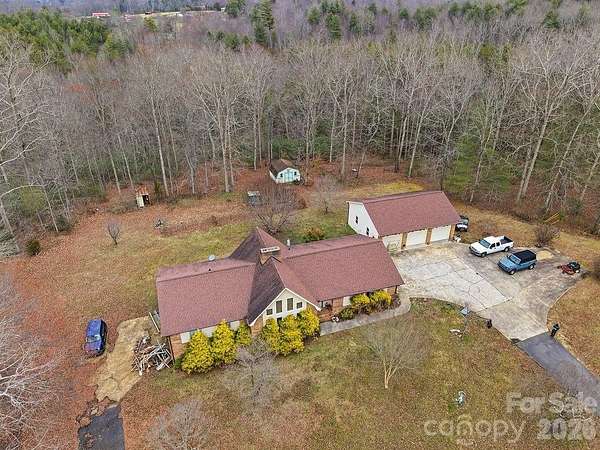 20.5 Acres of Land with Home for Sale in Lenoir, North Carolina