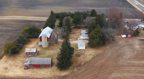 3 Acres of Land with Home for Sale in Burlington, Wisconsin