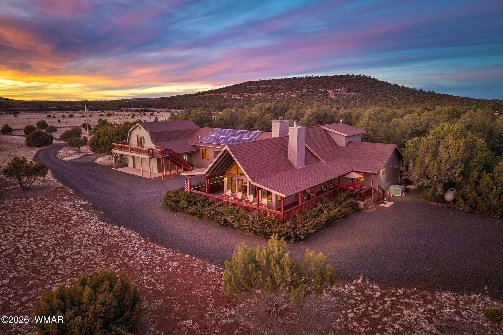 8 Acres of Land with Home for Sale in Vernon, Arizona