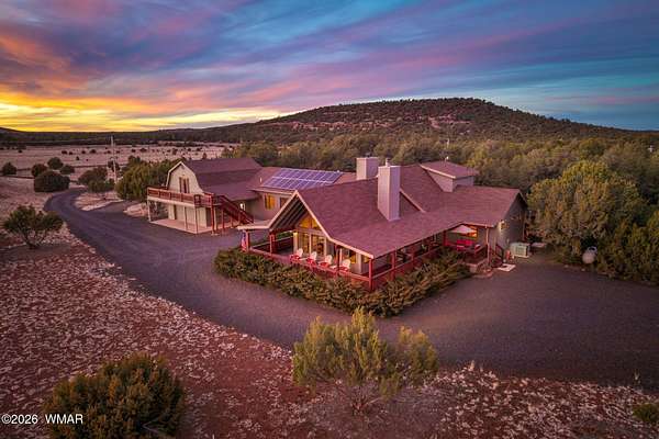 8 Acres of Land with Home for Sale in Vernon, Arizona