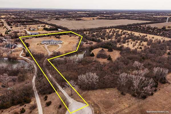 9.7 Acres of Land with Home for Auction in Andover, Kansas