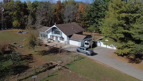 41.8 Acres of Land with Home for Sale in Hanover, Illinois