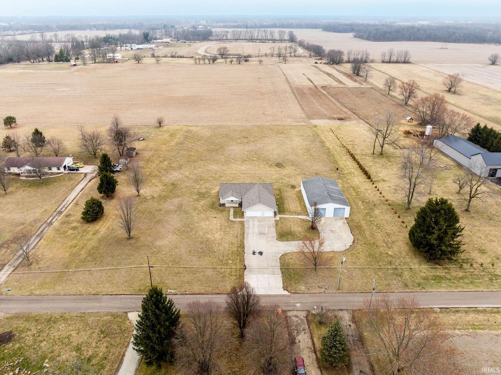 3 Acres of Land with Home for Sale in Muncie, Indiana