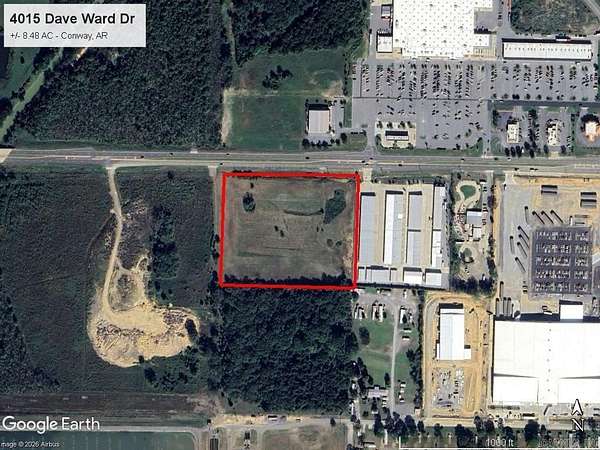 8.48 Acres of Commercial Land for Sale in Conway, Arkansas