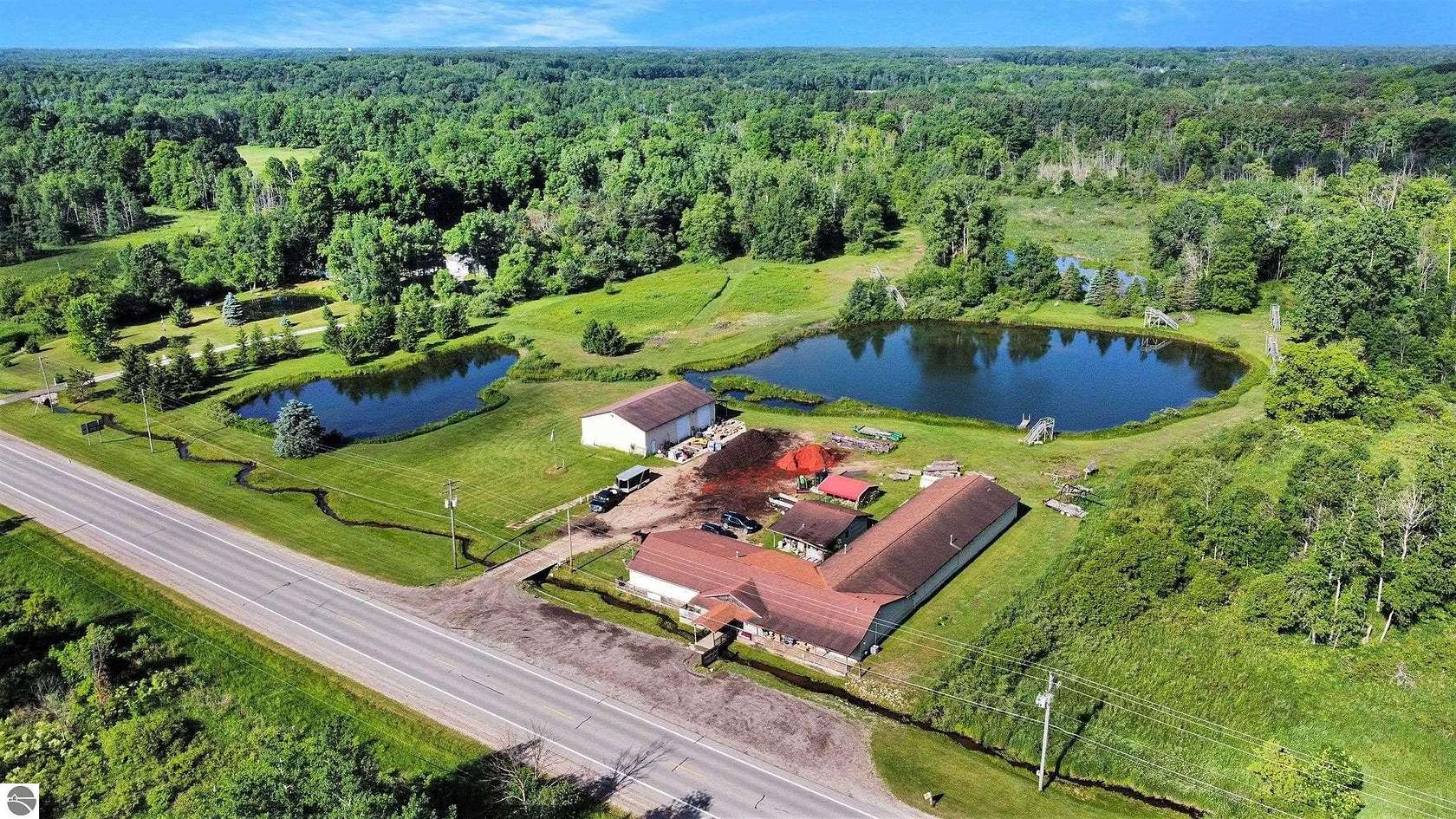 35.8 Acres of Improved Land for Sale in Stanton, Michigan