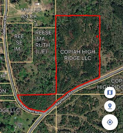 26.5 Acres of Recreational & Residential Land for Sale in Crystal Springs, Mississippi